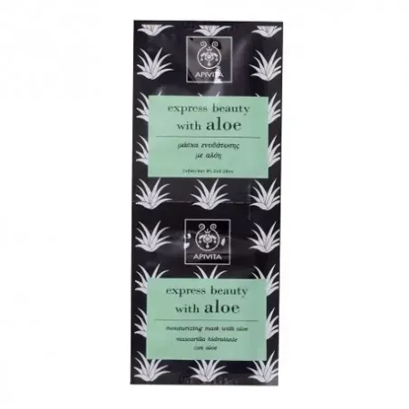 Apivita Express Beauty Mascarilla Hidratante Aloe Vera 2x8 ml| BelliFarma
