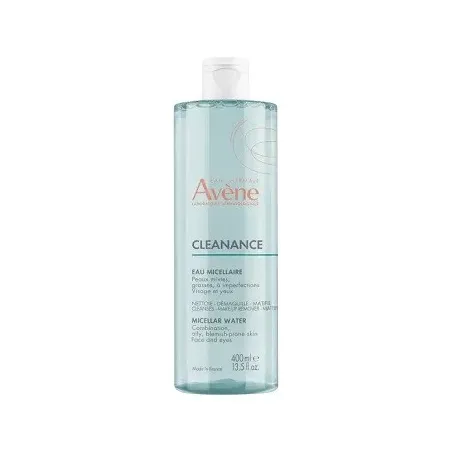 Avene Cleanance agua micelar limpiadora, 400 ml| BelliFarma