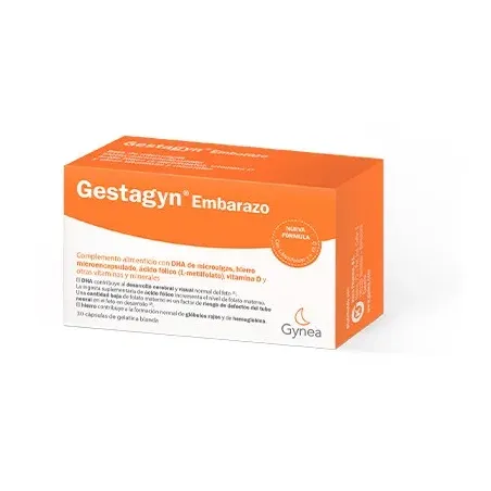 Gestagyn Embarazo, 30 cápsulas| BelliFarma