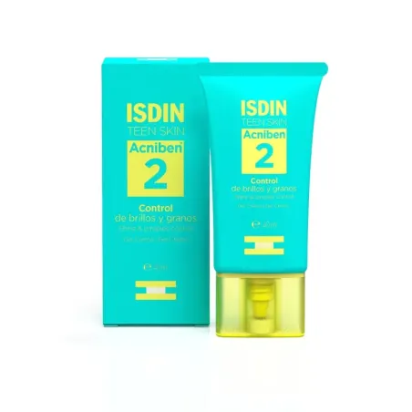 Isdin Acniben gel-crema control brillos y granos, 40 ml| BelliFarma