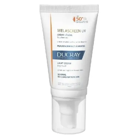 Ducray Melascreen UV crema ligera FPS50+, 40 ml| BelliFarma