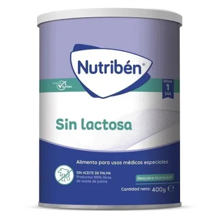 Nutribén Sin Lactosa 1, 400g.| BelliFarma