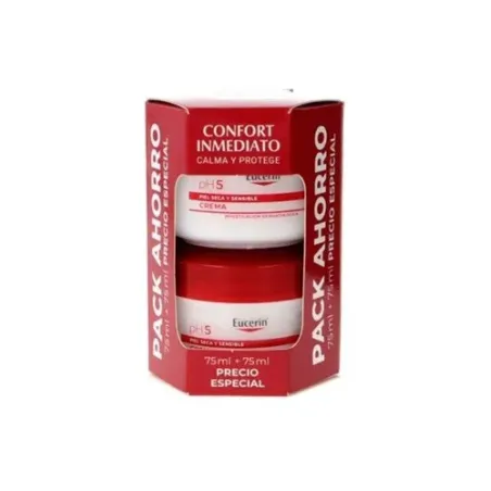 Eucerin pH5 crema, 75+75ml| BelliFarma