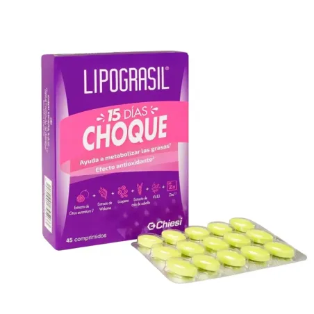 Lipograsil 15 Días Choque, 45 comprimidos| BelliFarma