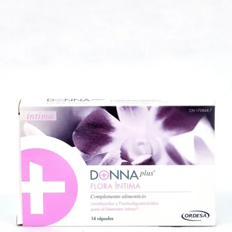 DonnaPlus+ Flora Íntima. 14 cápsulas| BelliFarma