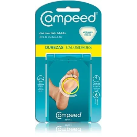 Compeed Durezas, 6 Apósitos Medianos.| BelliFarma