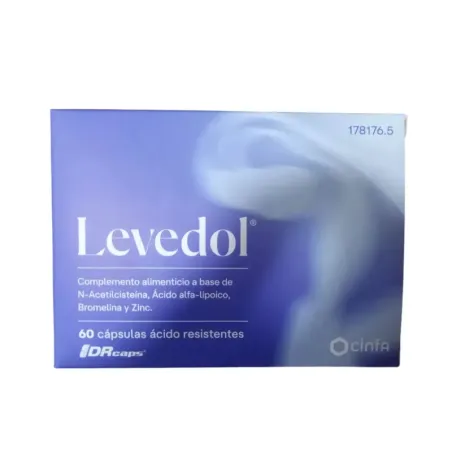 Levedol, 60 Cápsulas.| BelliFarma