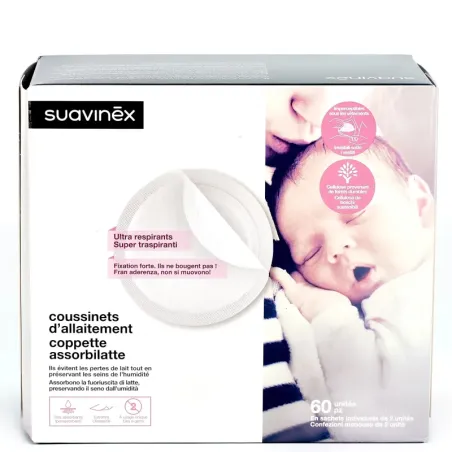 Suavinex Discos Absorbentes Protegesenos, 60Unidades.| BelliFarma