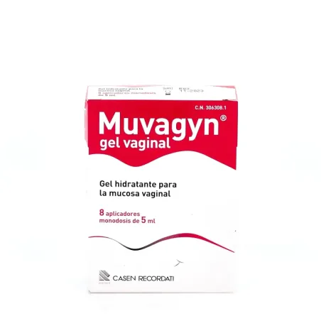 Muvagyn Gel Vaginal, 8x5ml.| BelliFarma