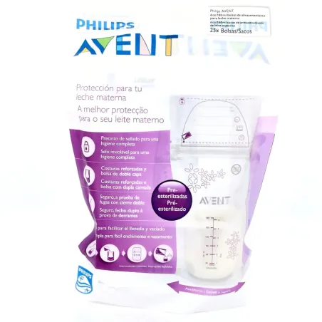 Avent Bolsas almacenamiento de leche materna | BelliFarma