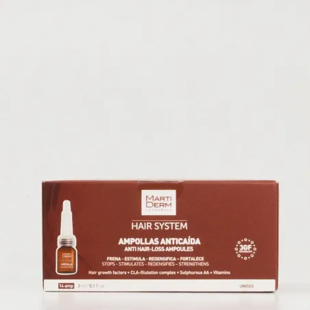 Martiderm Anticaída, 14 ampollas| BelliFarma