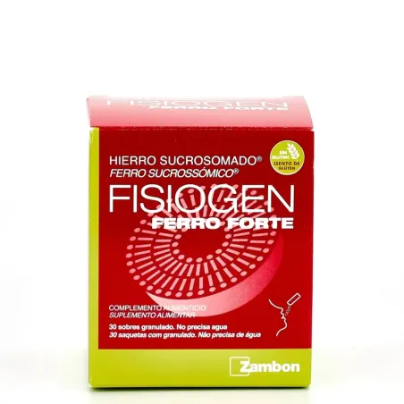 Fisiogen Ferro Forte, 30 sobres| BelliFarma