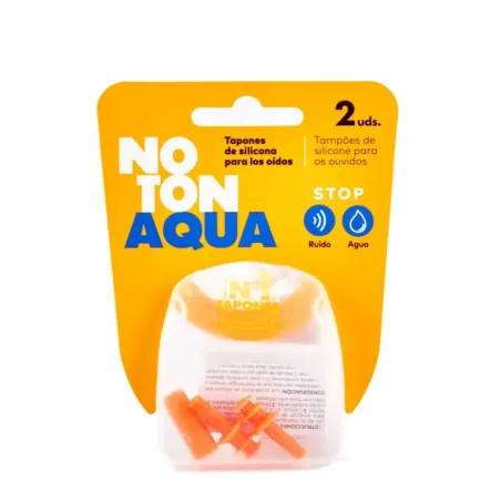 Noton Aqua tapones silicona para oídos, 2 unidades| BelliFarma