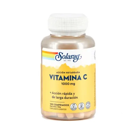 Solaray Vitamina C 1000 mg , 100 comprimidos| BelliFarma