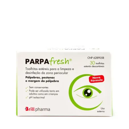 Parpafresh Limpieza Párpados, 30 Toallitas.| BelliFarma