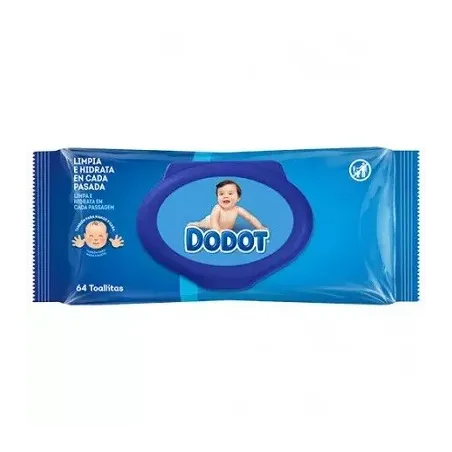 Dodot toallitas dermoactive, 64 unidades| BelliFarma