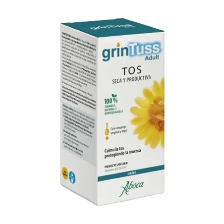 Aboca Grintuss jarabe para la tos seca y productiva en adultos, 180 g| BelliFarma