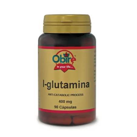 Obire L-Glutamina 400 mg, 90 Cápsulas.| BelliFarma