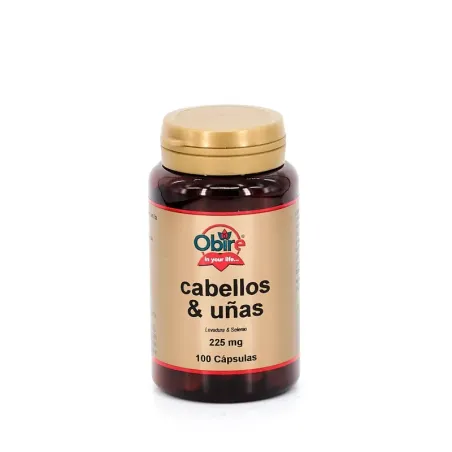 Obire Cabello, Uñas y Piel, 225mg 100 Cápsulas.| BelliFarma