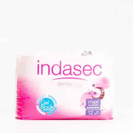 Indasec Dermoseda Maxi Noche, 12 Uds.| BelliFarma