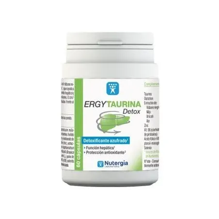 Ergytaurina detox, 60 cápsulas| BelliFarma