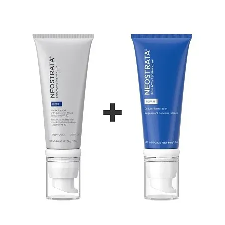 Neostrata protocolo antiedad reafirmante Skin Active Matrix+Cellular Restoration, 50ml+50ml.| BelliFarma
