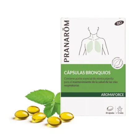 Pranarom Bronquios 30 cápsulas| BelliFarma