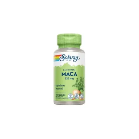 Solaray Maca 525 mg, 100 cápsulas| BelliFarma