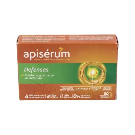 Apiserum Defensas, 30 Caps. Blandas.| BelliFarma