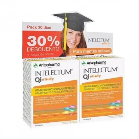 Intelectum Study Arkopharma 2X30 CÁPSULAS| BelliFarma
