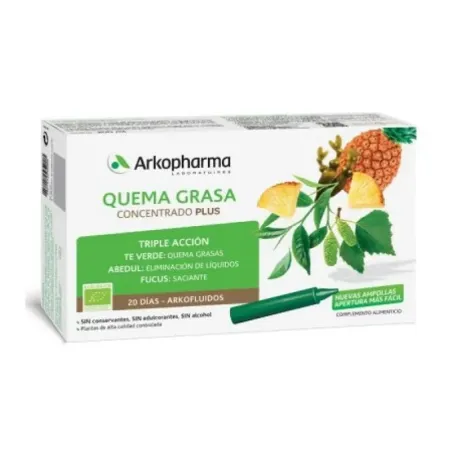 Arkofluido Quemagrasa 20 Unidades Bio| BelliFarma