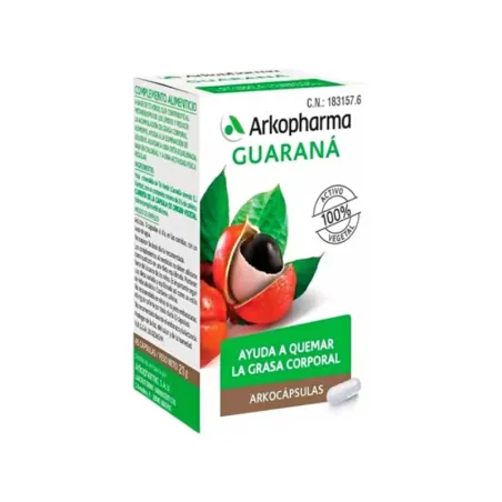 Arkocapsulas Guaraná, 45 cápsulas.| BelliFarma