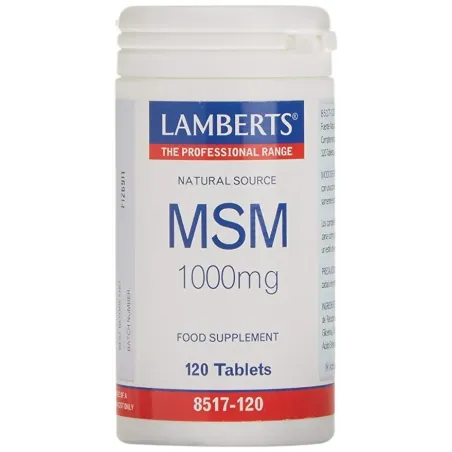 LAMBERTS MSM 1000 mg, 120 comprimidos.| BelliFarma