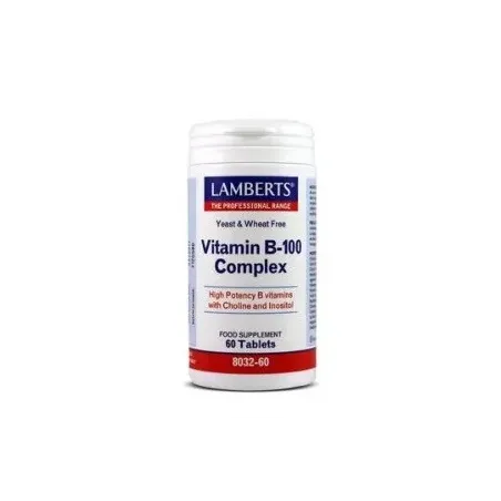 LAMBERTS Complejo de Vitamina B-100, 60 comprimidos.| BelliFarma
