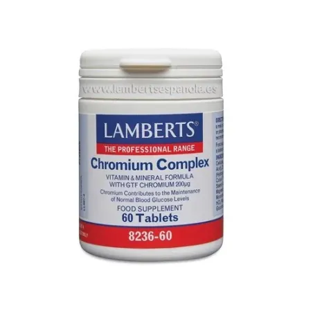 LAMBERTS Complejo de Cromo, 60 comprimidos.| BelliFarma
