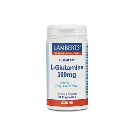 LAMBERTS L-Glutamina 500mg, 90 cápsulas. | BelliFarma