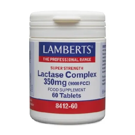 LAMBERTS Complejo Lactasa 350 mg, 60 comprimidos | BelliFarma