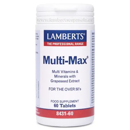 LAMBERTS Multi-Max, 60 comprimidos. | BelliFarma