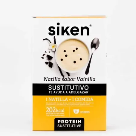 Siken Protein Sustitutive Natillas Vainilla, 6 Sobres. | BelliFarma
