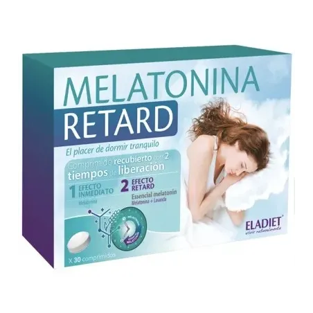 Eladiet Melatonina retard, 30 comprimidos | BelliFarma