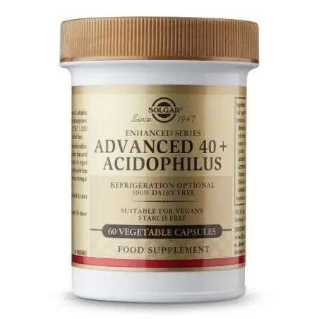 Solgar Advanced 40+ Acidophilus, 60 Caps. | BelliFarma