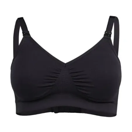 Medela Comfy Bra Sujetador de Embarazo y Lactancia Negro S | BelliFarma