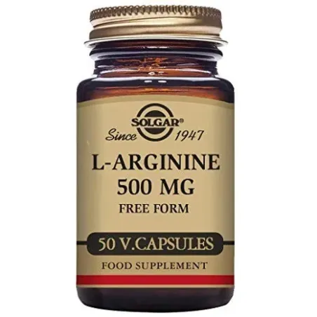 Solgar L-Arginina 500 mg, 50 Caps. Veg. | BelliFarma