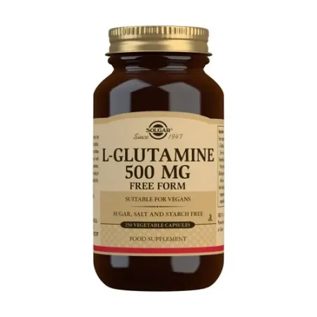 Solgar L-Glutamina 500 mg, 250 Caps. Veg. | BelliFarma