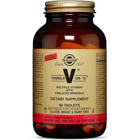 Solgar Fórmula VM-75, 90 comprimidos. | BelliFarma