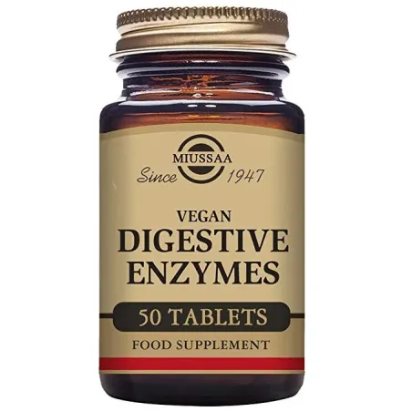 Solgar Vegan Enzimas Digestivas, 50 Comp | BelliFarma
