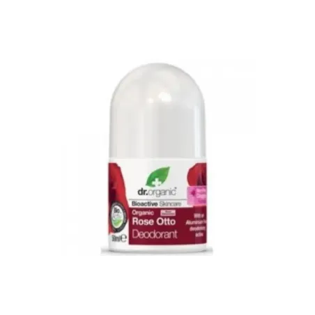 Dr Organic Desodorante Rose Otto, 50ml. | BelliFarma
