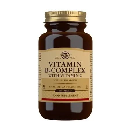 Solgar B – Complex con Vit C, 250 Comprimidos. | BelliFarma