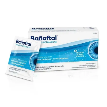 Bañoftal Toallitas Oculares Estériles, 20 Uds. | BelliFarma