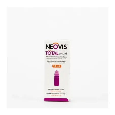 Neovis Total Multi Emulsión Lubricant Ocular, 15ml. | BelliFarma
